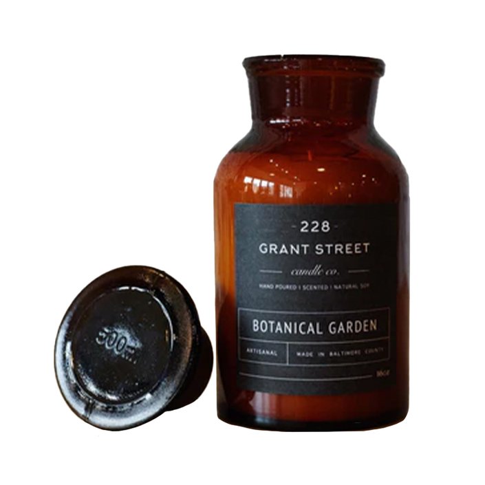 228 Grant Street Candle Co. Festal Plum + Amber Apothecary Jar