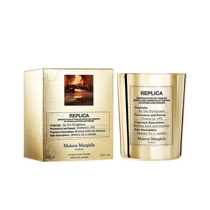 Maison Margiela REPLICA By The Fireplace Scented Candle Limited Edition Gold