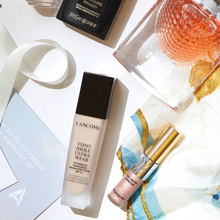 various beauty products