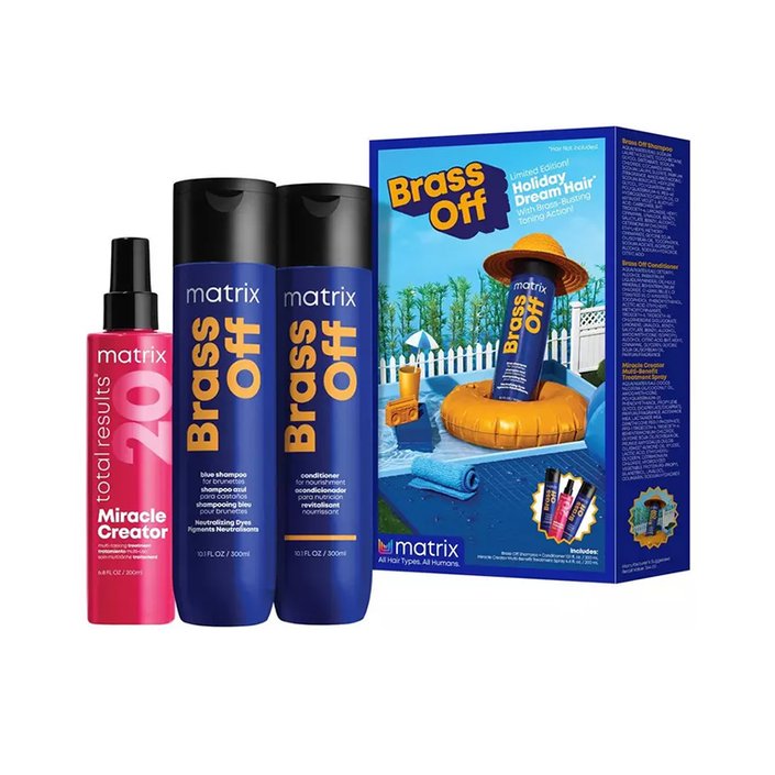 Matrix Holiday Dream Hair Fantasy Brass Off Gift Set