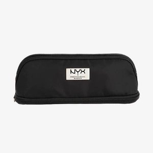 NYX Professional Makeup Black Small Double Zipper Makeup Bag