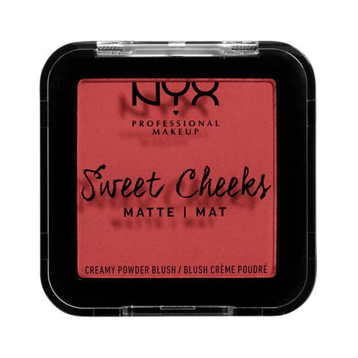 NYX Professional Makeup Sweet Cheeks Creamy Powder Blush Matte in Citrine Rose