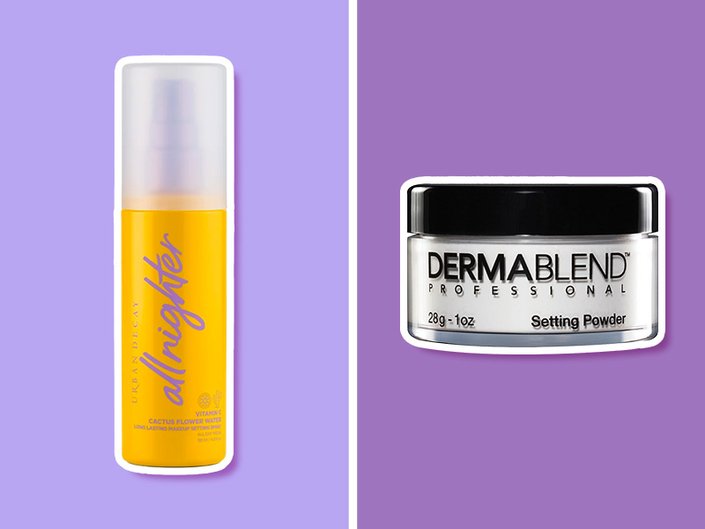 Urban Decay All Nighter Setting Spray with Vitamin C and Dermablend Loose Setting Powder