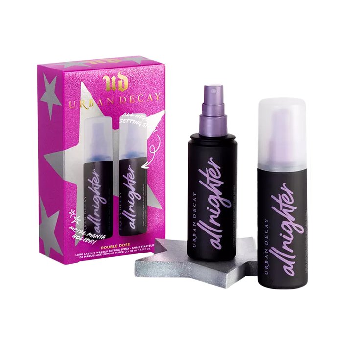 Urban Decay Double Dose All Nighter Setting Spray Holiday Makeup Set Duo